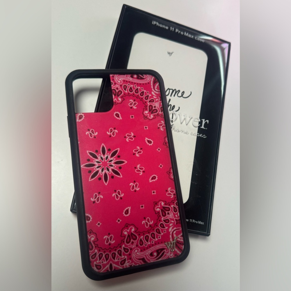 Wildflower Pink Bandana iPhone 11 Pro Max Case
